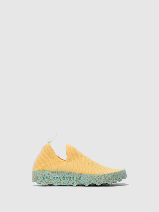 Asportuguesas Care Trainers R. Yellow - Naisten Slip-on Trainers ASPP018432FI Keltainen